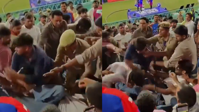 IPL 2026: LSG vs DC turns into WWE Raw as fan brawl erupts in stands - Watch | Cricket News