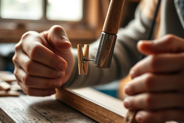 The clothespin guard: Your finger's best friend in the workshop |