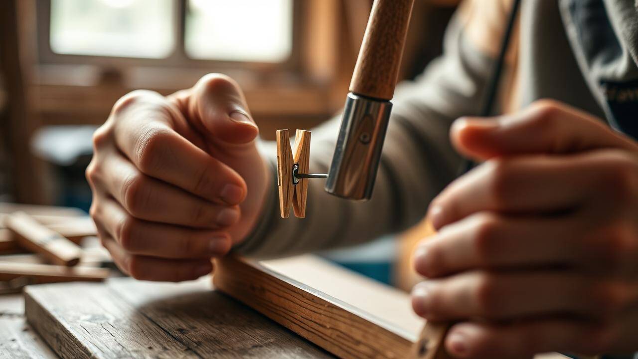 The clothespin guard: Your finger's best friend in the workshop |