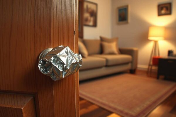 Why wrapping aluminium foil around door handles works as a DIY security trick |