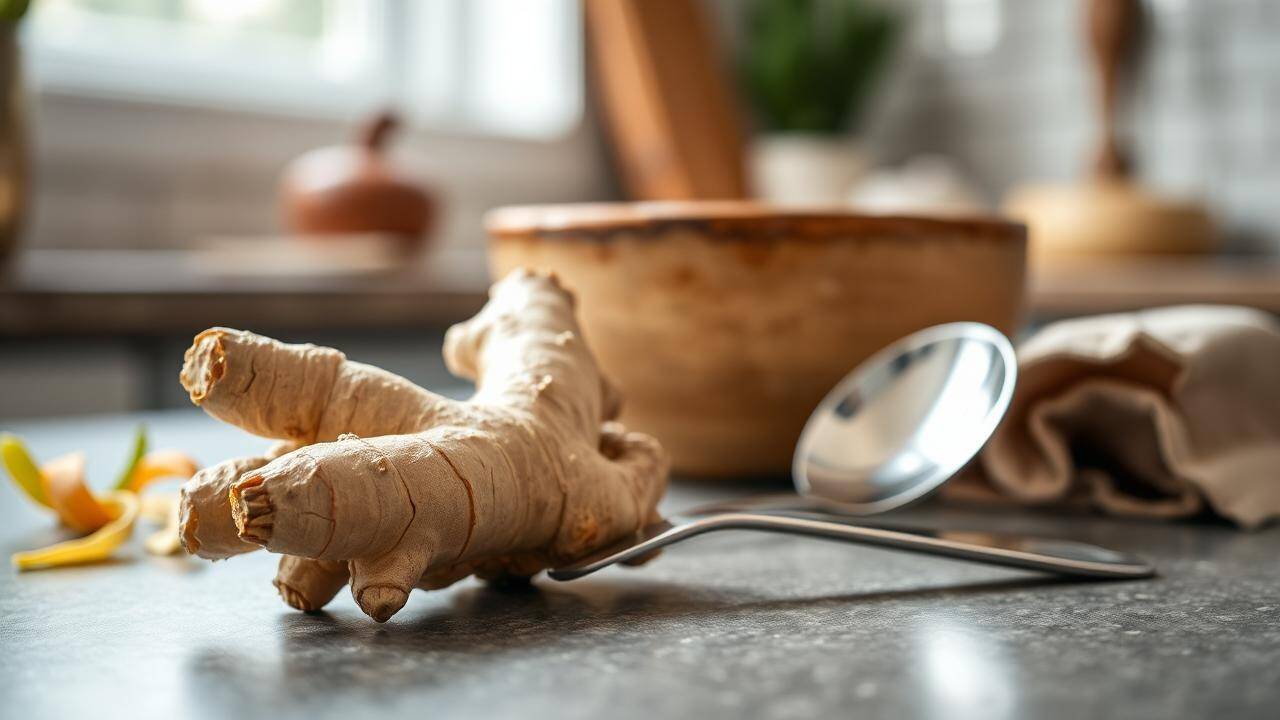 Peeling ginger with a spoon: The simple hack you need |