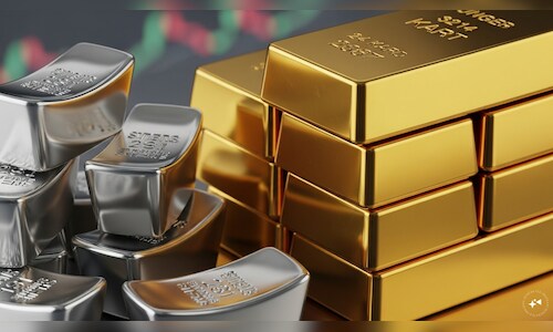 Gold falls to near one-week low; silver drops over 2% on MCX