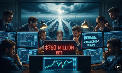 Traders place $760 million bet on falling oil ahead of Hormuz announcement 