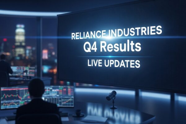Stock near day's low ahead of earnings; Retail, Jio growth eyed