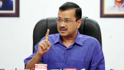 Raghav Chadha's exit: BJP releases poster mocking Arvind Kejriwal with 'AAP-da' jibe, broken broom | India News