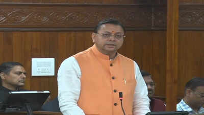 "INDIA bloc parties insulted nari shakti in Lok Sabha": Uttarakhand CM Dhami slams opposition during one-day assembly session | India News