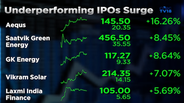 Shares of Underperforming IPOs stage a rebound on Friday, surge up to 20%