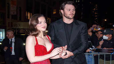 Hailee Steinfeld: Josh Allen, Hailee Steinfeld step out glowing after welcoming their first child | NFL News