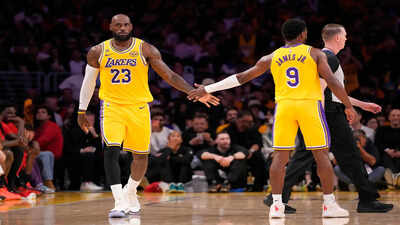 20 years in making: LeBron and Bronny James create NBA playoff history with first father-son alley-oop | International Sports News