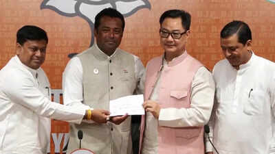 Leander exits TMC, joins BJP ‘to serve youth and countrymen’ | India News