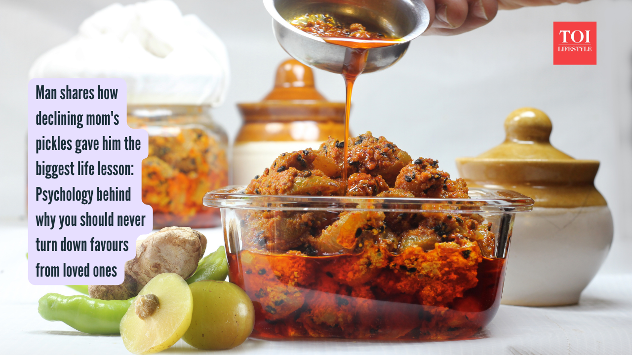 Ben Franklin Effect: Man shares how declining mom's pickles gave him the biggest life lesson: Psychology behind why you should never turn down favours from loved ones