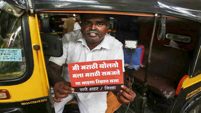 Maha mininster stalls action against auto, cab drivers on Marathi issue | India News
