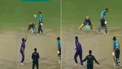Drama in PSL over Usman Tariq's action: Batter walks away twice vs Pakistan spinner - Watch | Cricket News