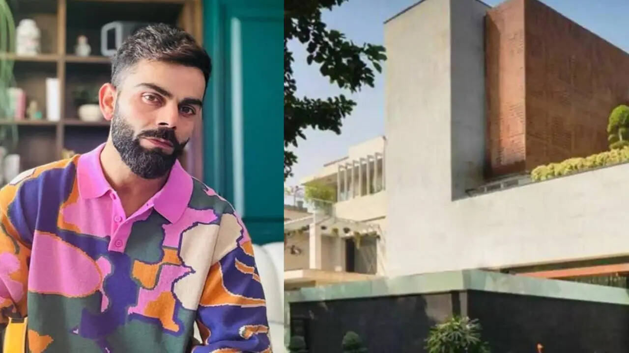 Step inside Virat Kohli’s ₹80 crore Gurgaon mansion where a unique hanging swimming pool steals the show