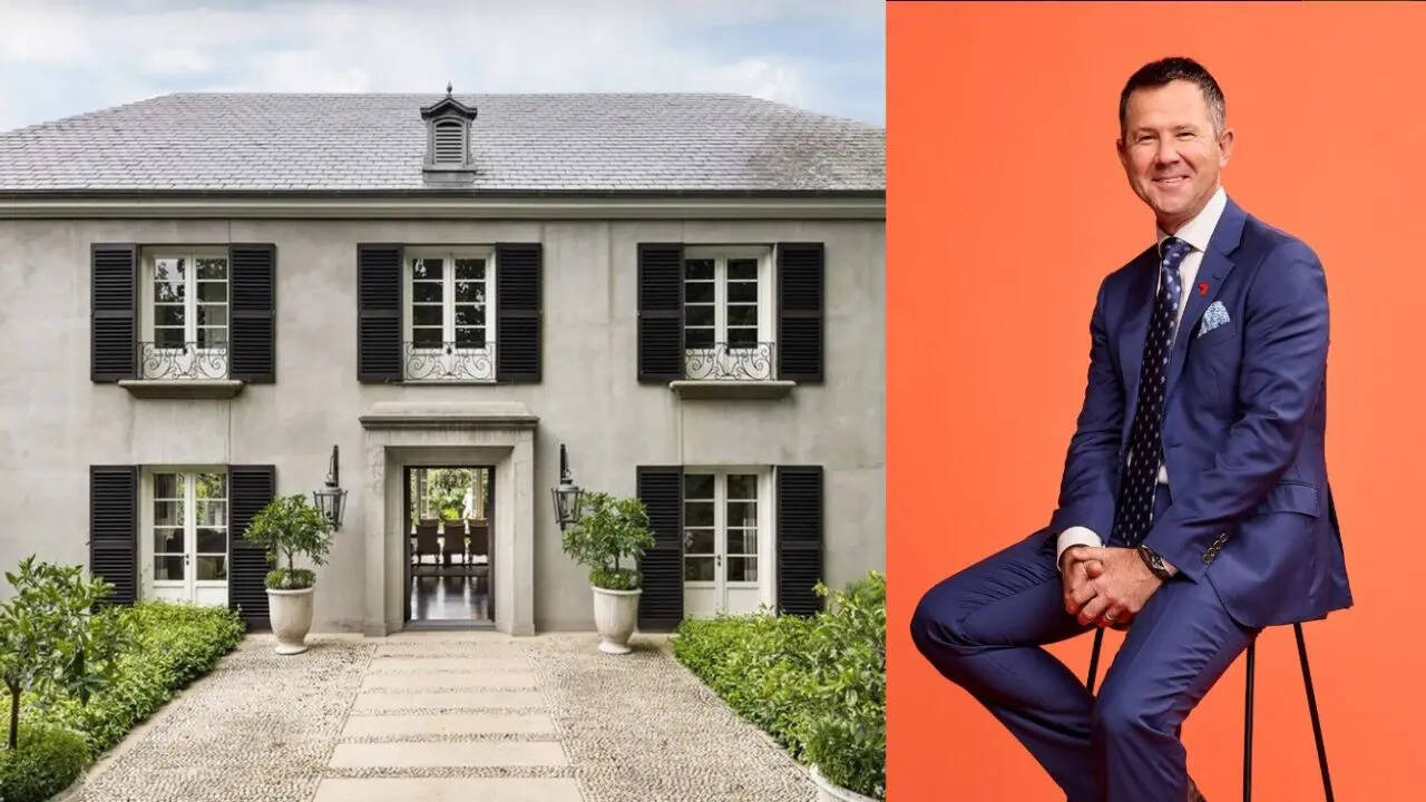 Ricky Ponting’s ₹173 crore 'trophy home' in Toorak, Melbourne screams luxury with a private tennis court, designer pool, and cricket memorabilia