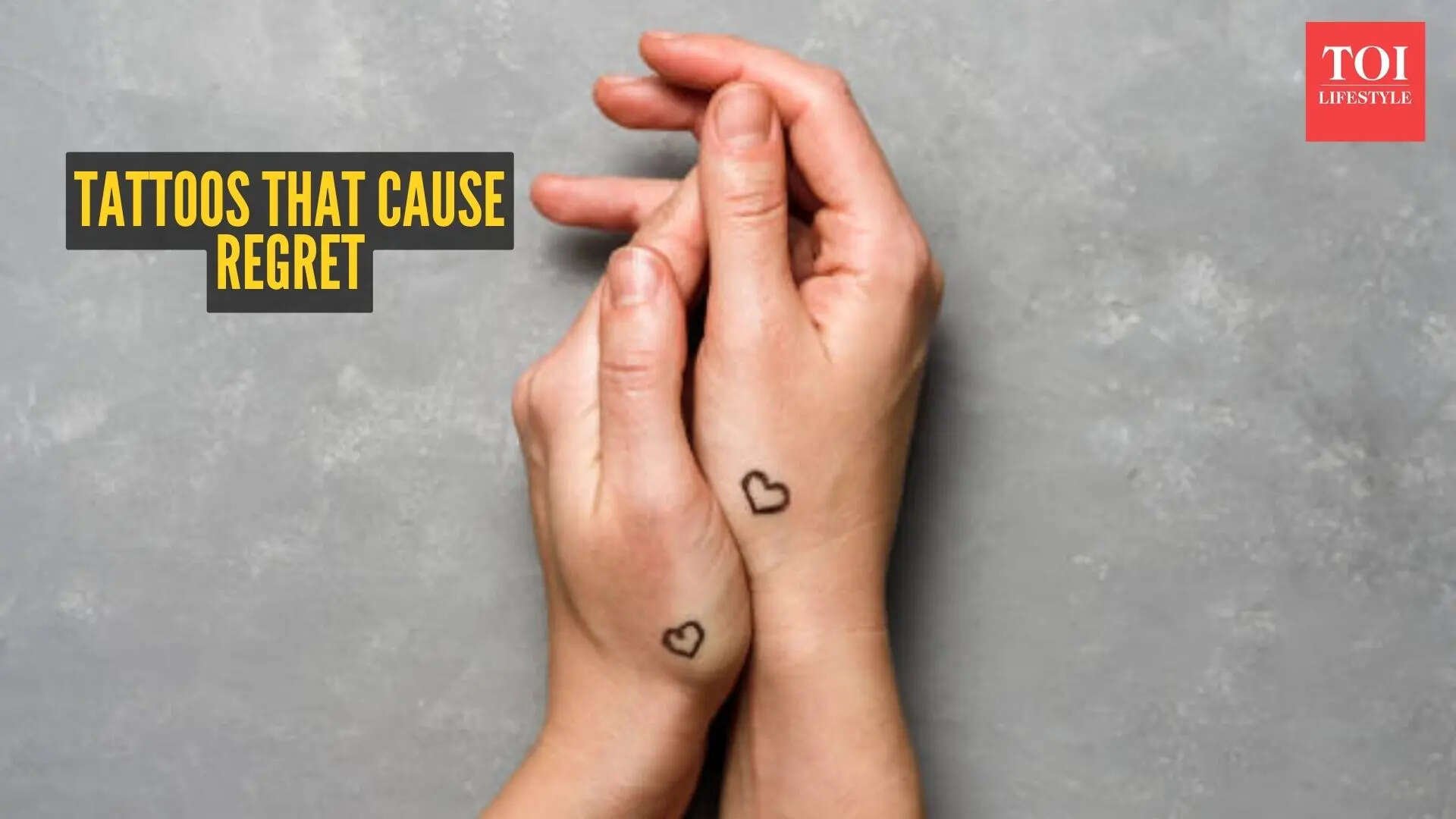 The 5 tattoos people regret the most