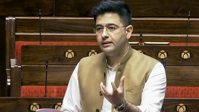Raghav Chadha: 'Leader of my party is not here': Raghav Chadha takes veiled dig at Aam Aadmi Party in Rajya Sabha | India News