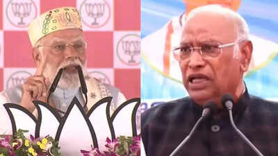 BJP urges poll panel to take ‘penal action’ against Kharge for calling Modi ‘terrorist’ | India News