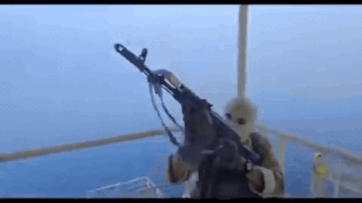Iran Navy Force Captured Ships: Watch: Video shows how Iran navy forces seized ships in Strait of Hormuz amid US standoff