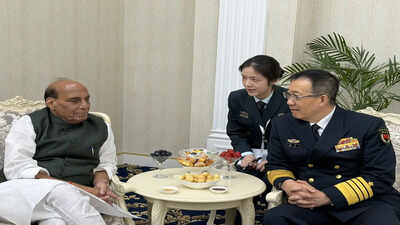 On SCO sidelines, Rajnath and China's defence minister discuss West Asia developments | India News