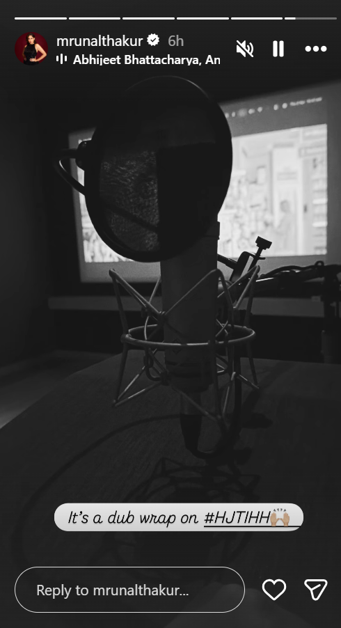 Mrunal Thakur wraps dubbing for Varun Dhawan starrer 'Hai Jawani Toh Ishq Hona Hai': 'It's a dub wrap on HJTIHH' | Hindi Movie News