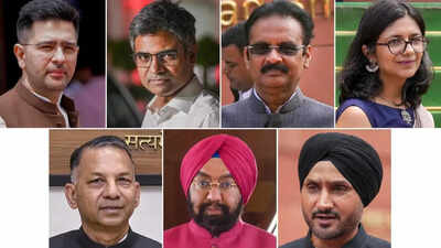 Big blow to AAP as Chadha, 6 more Rajya Sabha MPs quit, join BJP | India News