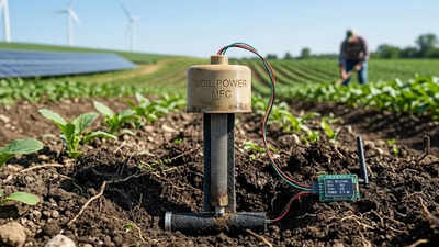 Soil that powers devices: Scientists create battery-free electricity from dirt |