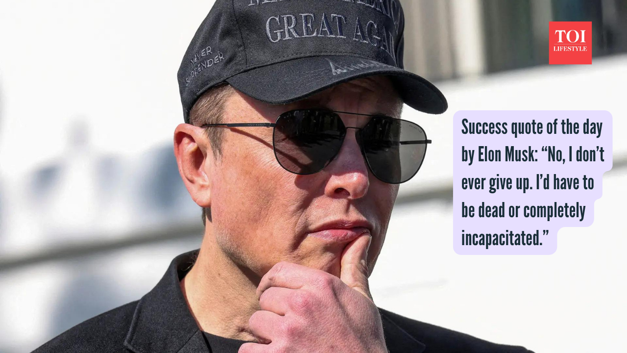 Elon Musk Quote: Success quote of the day by Elon Musk: “No, I don’t ever give up. I’d have to be dead or completely incapacitated.”