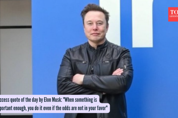 Elon Musk Quote: Success quote of the day by Elon Musk: "When something is important enough, you do it even if the odds are not in your favor"