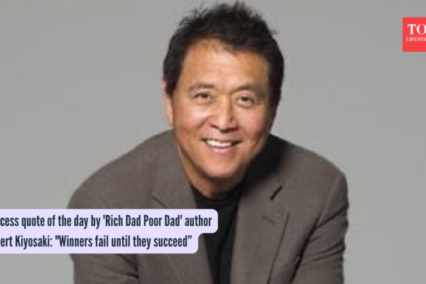 Robert Kiyosaki Quote: Success quote of the day by 'Rich Dad Poor Dad' author Robert Kiyosaki: "Winners fail until they succeed”