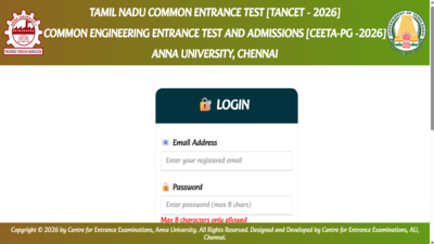 Anna University releases TANCET, CEETA-PG 2026 hall ticket: Direct link to download admit card here