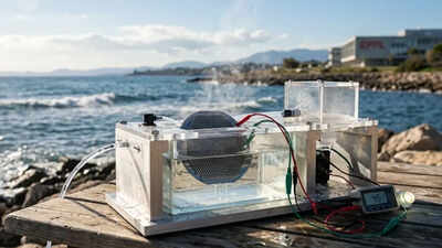 This nanogenerator turns seawater evaporation into electricity-and it never stops |