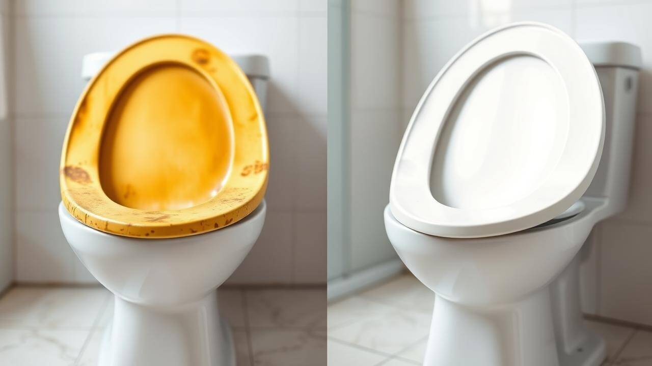 The simple bathroom fix that can restore yellowed toilet seats |