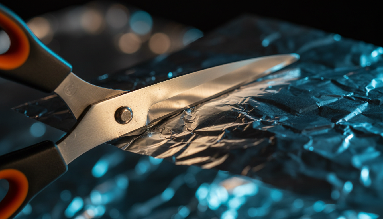 Why cutting aluminium foil isn't actually sharpening your scissors |