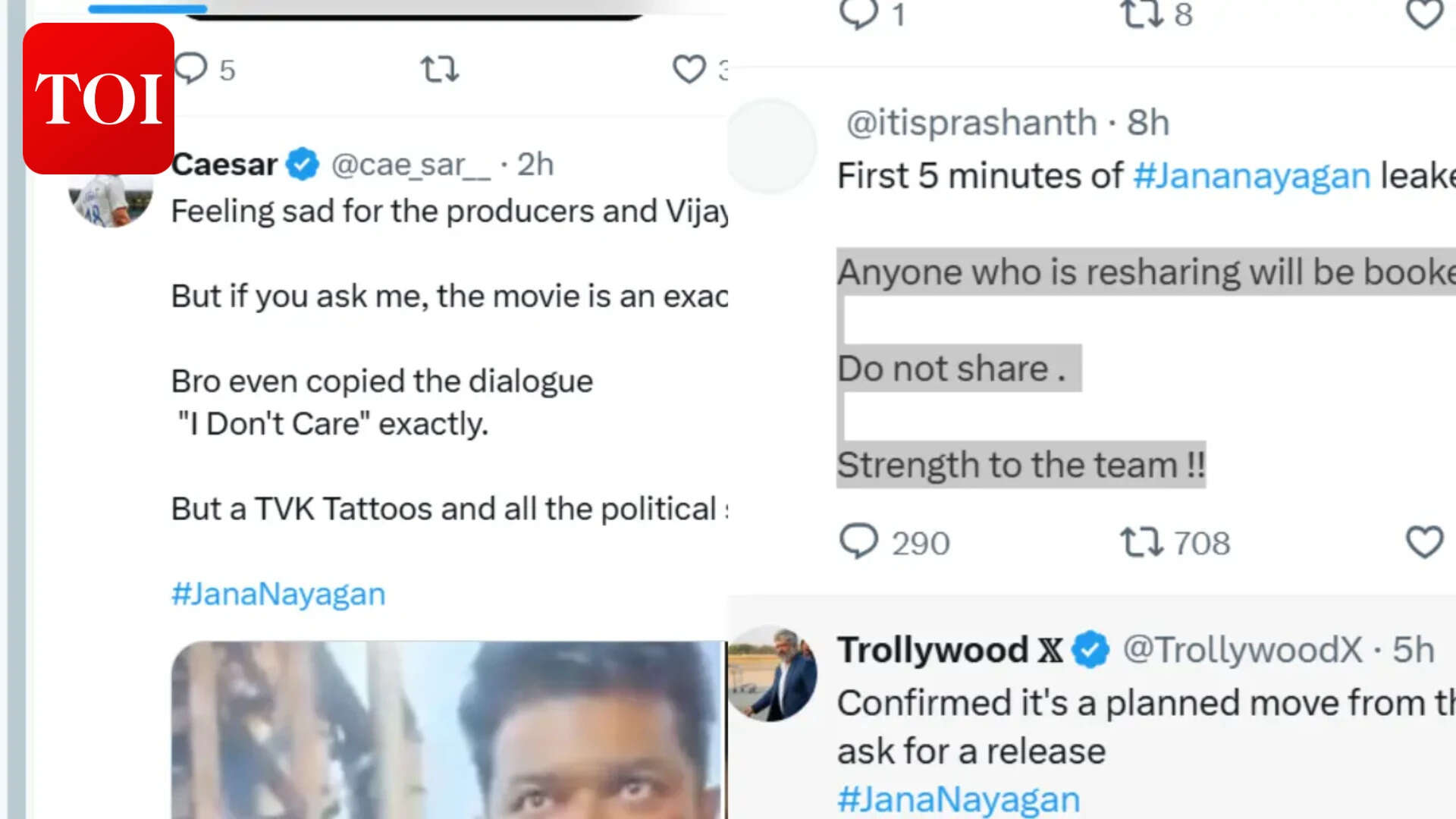 'Jana Nayagan' 5-minute clip leaked online: Thalapathy Vijay introduction scene surfaces; Fans demand immediate action | Tamil Movie News