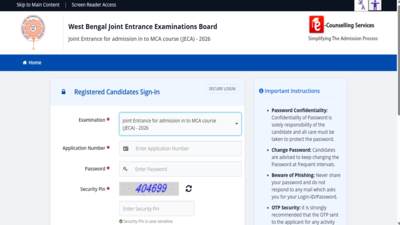 WBJEEB JECA 2026 registration ends tomorrow at wbjeeb.nic.in: Check direct link to apply here