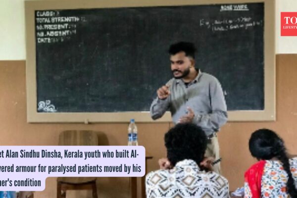 Meet Alan Sindhu Dinsha, Kerala youth who built AI-powered armour for paralysed patients moved by his father's condition |