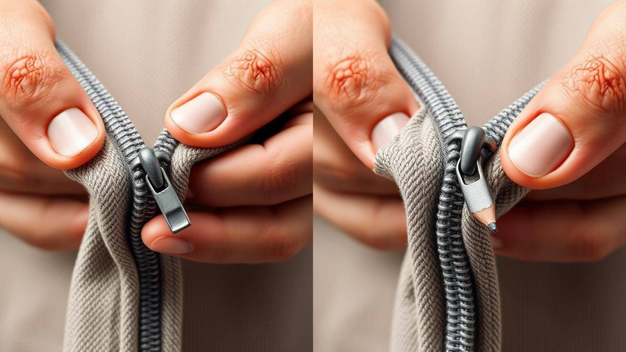 Tired of stuck zippers? This 10-second pencil trick is a total game-changer |