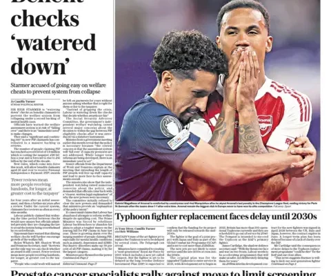 'Agony for Arsenal' and '5 cops axed' at Kensington Palace