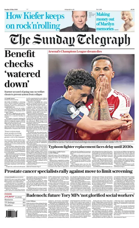 'Agony for Arsenal' and '5 cops axed' at Kensington Palace