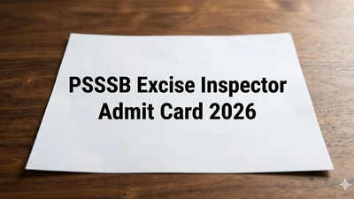 PSSSB Excise Inspector Admit Card 2026 released at sssb.punjab.gov.in; check steps to dowload