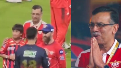 Sanjiv Goenka wins hearts with humble gesture while waiting to meet Virat Kohli - Watch | Cricket News