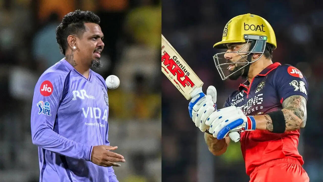 RCB vs KKR Live: Covers on as rain pours in Raipur before toss