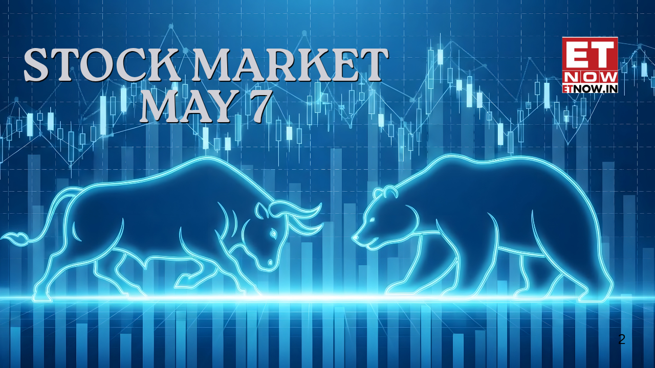 Stock Market Today, May 7: Sensex ends 114 pts lower after volatile session, Nifty settles flat at 24326; check top gainers and losers | Highlights - Markets