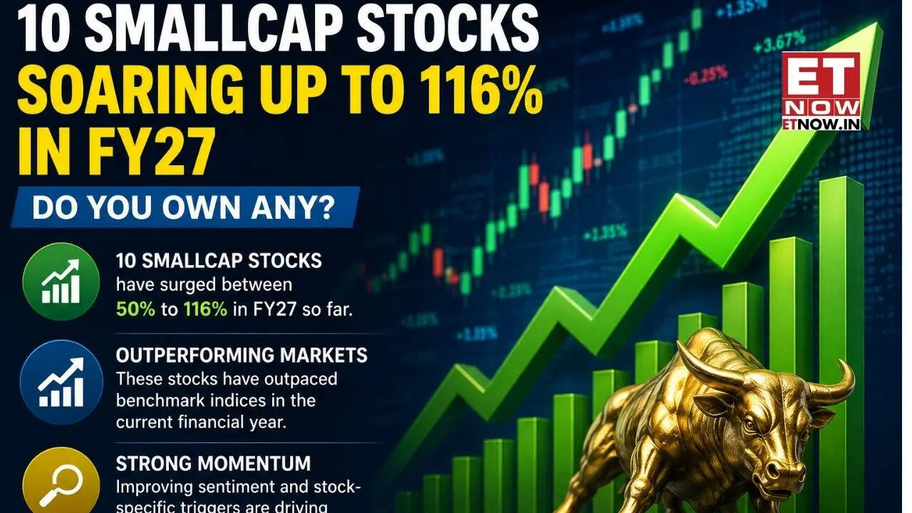Small-Cap Winners in FY27: Amid market volatility THESE 10 small-cap stocks soared up to 116% - LIST - Markets