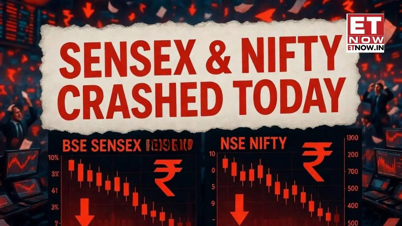 Sensex, Nifty Crashed Today: Why Indian stock market fell on Monday? Check key factors - Markets