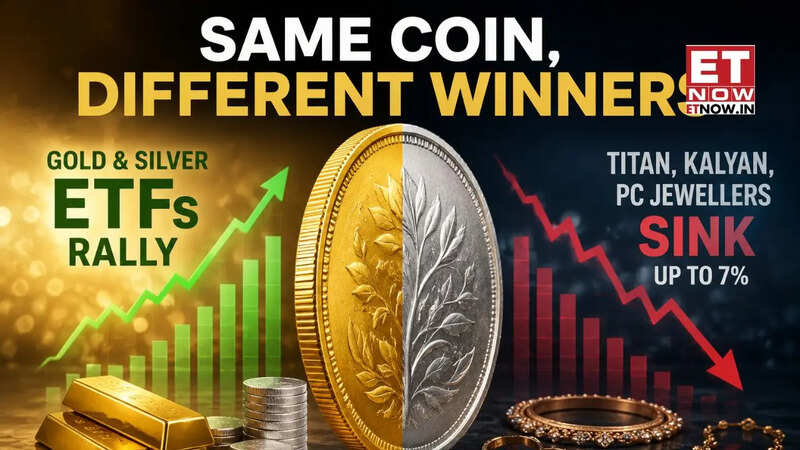 Same coin, different winners: Gold, silver ETFs jump up to 7% while Titan, Kalyan Jewellers, PC Jeweller slide after import duty hike - Markets
