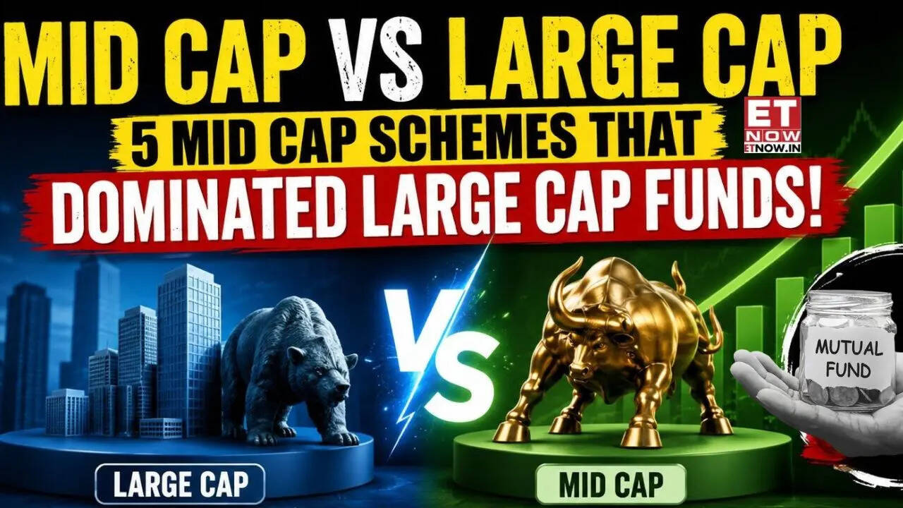 Mid cap vs large cap: 3 mid cap mutual funds that dominated large cap funds; delivered over 16% CAGR in 10 years - Mutual Funds