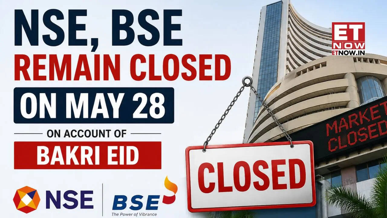 Stock Market Holiday Today: NSE, BSE remain closed on May 28 for Bakri Eid; Check MCX trading hours - Markets