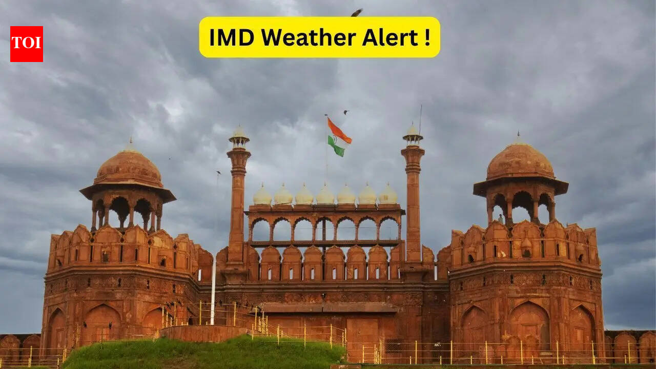 Delhi Weather: Yellow alert in Delhi-NCR: IMD forecasts thunderstorms for next two days; what travellers need to know